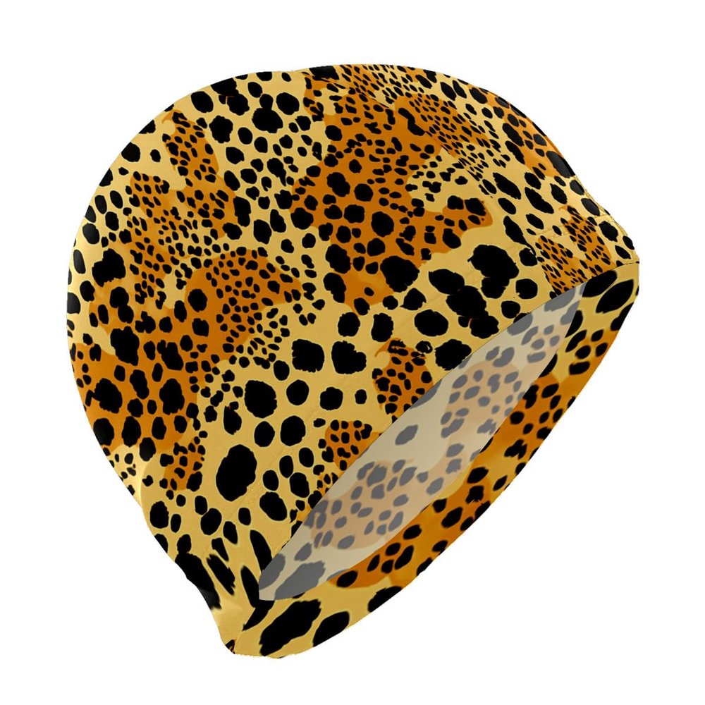 Stylish Printed Swimming Cap Hair Scalp Protection Less Resistance Waterproof for Women Large for Long Hair Men's Swim Cap Ideal for Adults Teens Auratus