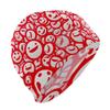 Stylish Printed Swimming Cap Hair Scalp Protection Less Resistance Waterproof for Women Large for Long Hair Men's Swim Cap Ideal for Adults Teens Smiling Face view 1
