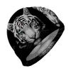 Stylish Printed Swimming Cap Hair Scalp Protection Less Resistance Waterproof for Women Large for Long Hair Men's Swim Cap Ideal for Adults Teens Tiger view 1