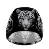 Stylish Printed Swimming Cap Hair Scalp Protection Less Resistance Waterproof for Women Large for Long Hair Men's Swim Cap Ideal for Adults Teens Tiger view 2