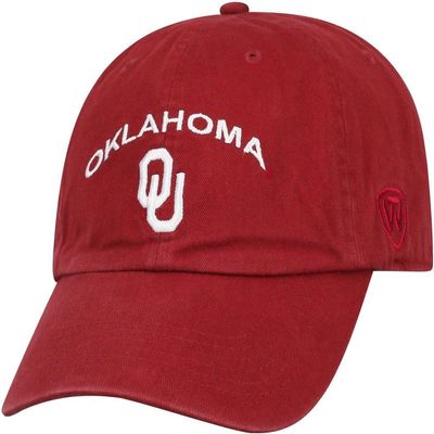Collegiate Hats - Fitted Caps Adjustable Hats and Snapbacks Available (Adjustable Hat, Oklahoma Red Arch)