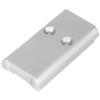 NDZ Performance MOS Optic Cover Plate for Glock Gen 4 & 5  Aluminum  Fits G17 G19 G22 G23 G34 G35 G40 G41 G45 G47  Silver  Christian Fish and Cross  Made in USA view 2