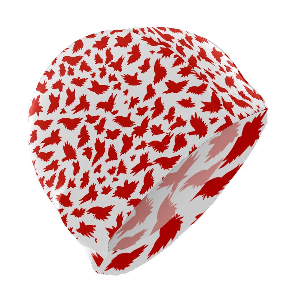 Stylish Printed Swimming Cap Hair Scalp Protection Less Resistance Waterproof for Women Large for Long Hair Men's Swim Cap Ideal for Adults Teens Houndstooth