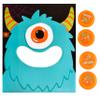 Adorable Cyclops Monster Halloween Disc Toss Game (1 Set) Suitable for Indoor and Outdoor Use - Fun & Exciting Board Game