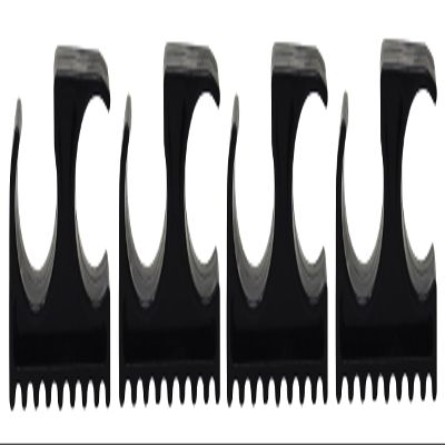 JSP Manufacturing Black Bimini Top Boat Pole Clips Holder for 7/8-inch Bimini Top Poles (4)