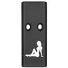 NDZ Performance MOS Optic Cover Plate for Glock Gen 4 & 5  Aluminum  Fits G17 G19 G22 G23 G34 G35 G40 G41 G45 G47  Black  Trucker Mudflap Girl  Made in USA view 1