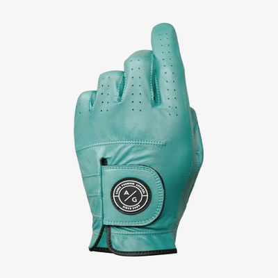 Asher Men's Premium Seafoam Golf Glove Medium - (goes on Left Hand), flint steel