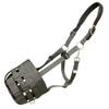 Best Friend Deluxe Leather Crown Grazing Muzzle - Horse Muzzle with Attached Halter, Adjustable, Breakaway, Lightweight, Ventilated, for Controlled Grazing - Dark Grey, Draft Horse view 2