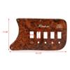Generic Rinker Boat Blank Switch Panel | 192 Captiva Woodgrain view 4