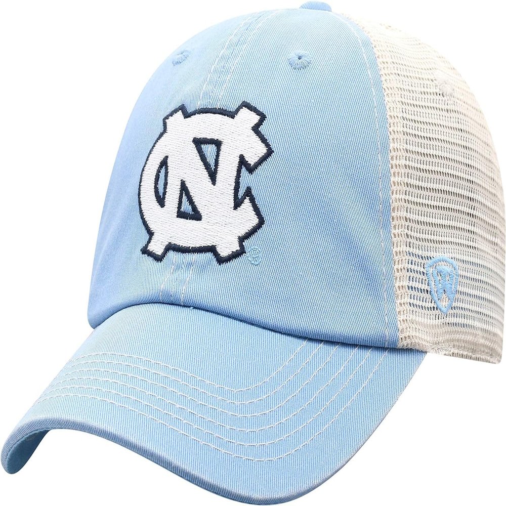 Collegiate Hats - Fitted Caps Adjustable Hats and Snapbacks Available (Adjustable Hat, UNC Logo Vintage)