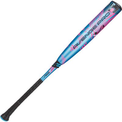 Axe | Avenge Pro 3 | USSSA Baseball Bat | Drop -10/-8/-5 | 3-Piece Composite | 2 3/4" Barrel | Blue/Pink (Pro Flared Handle, -8, Carbon Fiber, 1, 32", Avenge Pro 3 USSSA)