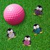 Bonjoc Premium Crystal Golf Ball Marker with Magnetic Hat Clip Penguins (Crystal) | Perfect Golf Accessories, Golf Gift, and Golf Giveaway for Men Women with add-ons Available! view 2
