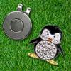 Bonjoc Premium Crystal Golf Ball Marker with Magnetic Hat Clip Penguins (Crystal) | Perfect Golf Accessories, Golf Gift, and Golf Giveaway for Men Women with add-ons Available! view 3