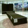 NineFit Basics Stage Skirt, Black Stage Skirting Shirred Pleat, Any Length and Height (20ft Lenght x 24"" Height) view 2