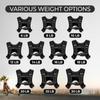 Amstaff Fitness Weighted Vest - Weight Vest for Running, Strength Training & Muscle Building, Features Reflective Stripe for Safe Outdoor Workouts (16lbs, Black) view 4