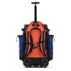 Boombah Catchers Superpack Hybrid Rolling Bat Bag - BM-9060C23 Royal/Orange - Wheeled & Backpack Version view 2