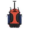 Boombah Catchers Superpack Hybrid Rolling Bat Bag - BM-9060C23 Royal/Orange - Wheeled & Backpack Version view 3