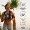 Amstaff Fitness Weighted Vest - Weight Vest for Running, Strength Training & Muscle Building, Features Reflective Stripe for Safe Outdoor Workouts (20lbs, Pink) view 2