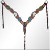 American Darling Western Horse Breast Collar Leather Dark Brown |Genuine Collar|Western view 2