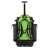 Boombah Catchers Superpack Hybrid Rolling Bat Bag - BM-9060C23 Charcoal/Lime Green - Wheeled & Backpack Version view 2