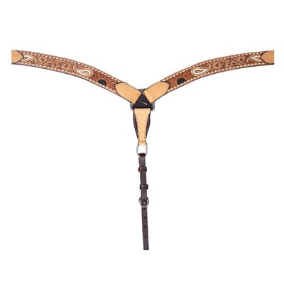 American Darling Western Horse Breast Collar Leather Dark Brown |Genuine Collar|Western