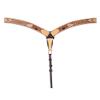 American Darling Western Horse Breast Collar Leather Dark Brown |Genuine Collar|Western view 1