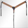 American Darling Western Horse Breast Collar Leather Dark Brown |Genuine Collar|Western view 2