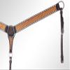 American Darling Western Horse Breast Collar Leather Dark Brown |Genuine Collar|Western view 3
