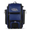 Boombah Catchers Superpack Hybrid Rolling Bat Bag - BM-9060C23 Black/Royal - Wheeled & Backpack Version