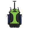 Boombah Catchers Superpack Hybrid Rolling Bat Bag - BM-9060C23 Navy/Lime Green - Wheeled & Backpack Version view 3