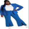 City Chic Women's Plus Size Kiana Pant, 14 Sky Blue