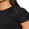 RBX Active Women's Workout Top with Mesh Panels, Crewneck Relaxed Fit Breathable Quick Drying Gym Running T-Shirt, Plus Size Black 3X view 3