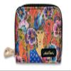 Monarque RFID Secure Armored Zipper Wallet by Laurel Burch (Laurel Burch Balinese Woman) view 1