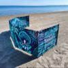 BEACH FENCE Premium 20 ft Beach Windscreen, Privacy Screen, Wind Blocker Free Rubber Mallet and Carry Bag Included (Beach Bus) view 4