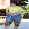 RaanPahMuang Sukhothai Traditional Mixed Fabric JonGrabaen Thai Pants, Medium-Large, Cotton - Medium Blue view 2