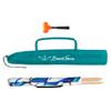 BEACH FENCE Premium 20 ft Beach Windscreen, Privacy Screen, Wind Blocker Free Rubber Mallet and Carry Bag Included (Surfs Up) view 2