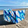 BEACH FENCE Premium 20 ft Beach Windscreen, Privacy Screen, Wind Blocker Free Rubber Mallet and Carry Bag Included (Surfs Up) view 4