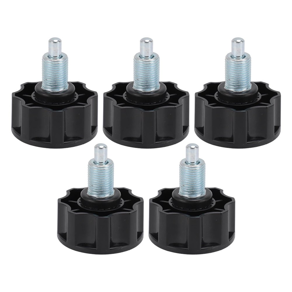 5PCS M16 Pull Pin Spring Knob, Fitness Equipment Ball Knob Pull Pin Knobs for Exercise Bikes