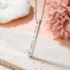 Dreamtimes Hebrew Necklaces For Women Star of David Necklaces Hexagram Pendant Necklace Jewish Israel Bible Necklaces Verse Bracelet Scripture Jewelry Christian And Jewish Jewelry (SILVER) view 2