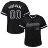 Custom Baseball Jersey Personalized Stitched/Printed Name & Number Customized Baseball Jersey for Men Women Boy (US, Alpha, One Size, Regular, Regular, Black-White-01) view 1