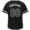 Custom Baseball Jersey Personalized Stitched/Printed Name & Number Customized Baseball Jersey for Men Women Boy (US, Alpha, One Size, Regular, Regular, Black-White-01) view 3