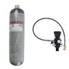 TUXING 183ci/3L CE Carbon Fiber Paintball Tank with Dual Gauge Valve,PCP Tank 4500 psi,Complete PCP Airgun Charging System Lightweight Paintball Fill Station view 1