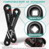 BUCKLOS MTB Flat Pedals Mountain Bike Pedals,Ebike Mountain Bike Square/Diamond/Hollow Crank Arm -152MM/170MM/175MM for Electric Bike/Road Bike/Commuter Bike/Exercise Bike/Fat Bike view 3