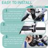 BUCKLOS MTB Flat Pedals Mountain Bike Pedals,Ebike Mountain Bike Square/Diamond/Hollow Crank Arm -152MM/170MM/175MM for Electric Bike/Road Bike/Commuter Bike/Exercise Bike/Fat Bike view 4
