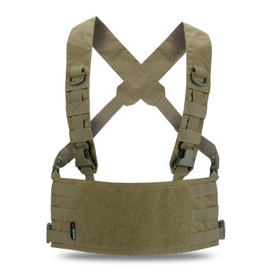 BOMTURN Tactical Chest Rig Harness Chest Panel,Molle Tactical Chest Rig Accessory,Adjustable Molle Modular Micro Chest Rigs