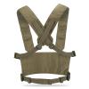 BOMTURN Tactical Chest Rig Harness Chest Panel,Molle Tactical Chest Rig Accessory,Adjustable Molle Modular Micro Chest Rigs view 2