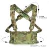 BOMTURN Tactical Chest Rig Harness Chest Panel,Molle Tactical Chest Rig Accessory,Adjustable Molle Modular Micro Chest Rigs view 3