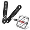 BUCKLOS MTB Flat Pedals Mountain Bike Pedals,Ebike Mountain Bike Square/Diamond/Hollow Crank Arm -152MM/170MM/175MM for Electric Bike/Road Bike/Commuter Bike/Exercise Bike/Fat Bike view 1