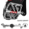 BUCKLOS MTB Flat Pedals Mountain Bike Pedals,Ebike Mountain Bike Square/Diamond/Hollow Crank Arm -152MM/170MM/175MM for Electric Bike/Road Bike/Commuter Bike/Exercise Bike/Fat Bike view 3