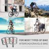 BUCKLOS MTB Flat Pedals Mountain Bike Pedals,Ebike Mountain Bike Square/Diamond/Hollow Crank Arm -152MM/170MM/175MM for Electric Bike/Road Bike/Commuter Bike/Exercise Bike/Fat Bike view 4